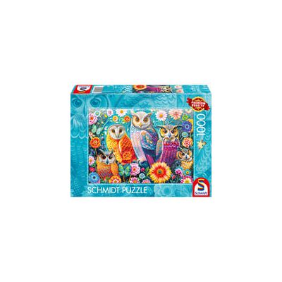 Schmidt Spiele Eulen und Blumen, Puzzle Schmidt Spiele Eulen und Blumen, Puzzle