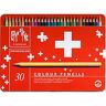 Caran d'Ache Caran d’Ache Buntstift Swisscolor CH-Fahne, 30er Pack