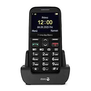 Mobiltelefon Doro Primo 366, SOS-Taste, ICE-Funktion, schwarz