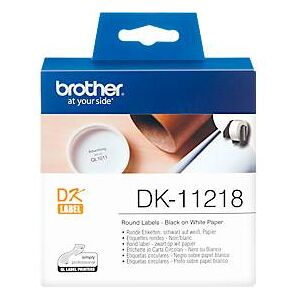 BROTHER Runde Etiketten DK-11218, ø 24mm, 1000 Stück