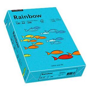 Farbiges Kopierpapier Mondi Rainbow, DIN A4, 120 g/m², blau, 1 Paket = 250 Blatt