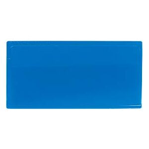 Etikettentasche Label TOP, selbstklebend, 50x110, blau