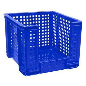 Really Useful Boxes Gitterbox, 35 Liter, Öffnung vorne, blau