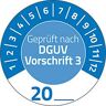 Avery Zweckform Prüfplaketten nach DGUV 3 Jahreszahl 20xx, Ø 30 mm, PVC-Folie auf Papier, blau