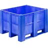 Palettenbox, geschlossen, 620 l, blau