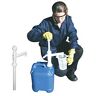 Handpumpe CEMO, Kunststoff, 0,4 l/Hub, doppeltwirkend, lebensmittelecht, für IBC 1000 l