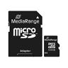MediaRange - Flash-Speicherkarte (microSDHC/SD-Adapter inbegriffen) - 8 GB - Class 10 - microSDHC - Schwarz