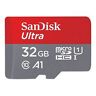 SanDisk Ultra - Flash-Speicherkarte (microSDHC/SD-Adapter inbegriffen) - 32 GB - A1 / UHS-I U1 / Class10 - microSDHC UHS-I (Packung mit 2)