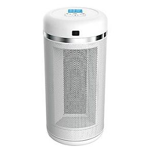 Heizsäule TOWER LCD, bis 20 m3, 2000 W, 3 Heizstufen, oszillierend, Thermostat, Timer, Staubfilfer, Handgriff, B 178 x T 178 x H 380 mm, weiss