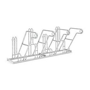 Anlehnparker WSM, 1-seitig, für Reifen bis B 55 mm, B 2000 x T 390 x H 800 mm, Stahl verzinkt, 4 Einstellplätze