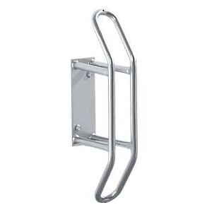 Fahrrad Wandparker, 90° gerade, f. Reifen bis B 55 mm, B 250 x T 230 x H 540 mm, Stahl verzinkt, 1 Einstellplatz