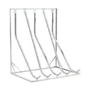 Schräghochparker WSM, 1-seitig, für Reifen bis B 60 mm, B 1750 x T 1467 x H 2010 mm, Stahl verzinkt, 5 Einhängeplätze