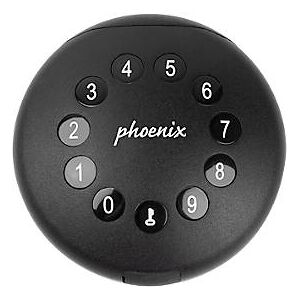 Schlüsseltresor Phoenix Palm KS0211E, motorisiertes Schlüsselschloss, Steuerung per App, Bluetooth, Wasser-/Staubfest IP65, schwarz