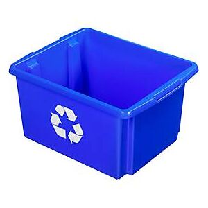 Recycle-Box Sunware Nesta, 32 l, L 455 x B 360 x H 240 mm, blau