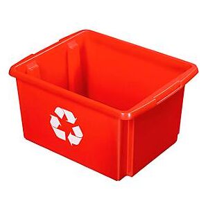 Recycle-Box Sunware Nesta, 32 l, L 455 x B 360 x H 240 mm, rot