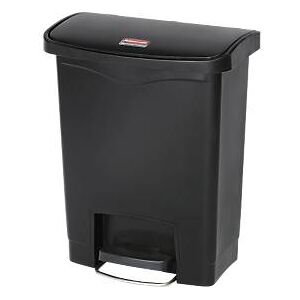 Rubbermaid Tretabfalleimer Slim Jim®, Kunststoff, Fassungsvermögen 30 Liter, schwarz