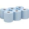 Papierwischtücher WypAll® L10, für Lebensmittel und Hygiene, 6 x 630 Tücher, blau