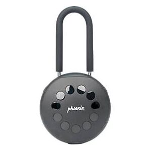 Schlüsseltresor Phoenix Palm KS0213ES, motorisiertes Schlüsselschloss, Steuerung per App, Bluetooth, Wasser-/Staubfest IP65, mit Schlossbügel, schwarz