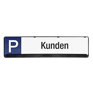 Parkplatzschild, Kunden