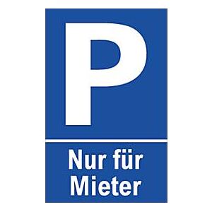 Parkplatzschilder, Nur für Mieter