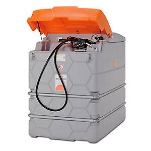 Dieseltank CEMO CUBE Outdoor Basic, 2500 l Volumen, Klappdeckel, 230 V Elektropumpe, B 1200 x T 1800 x H 1800 mm