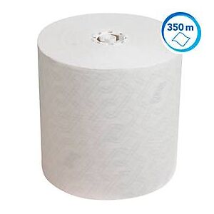 Scott® Rollenpapiertücher Essential 6691, 1-lagig, 6 Rollen á 350 m, insgesamt 2100 m, weiss