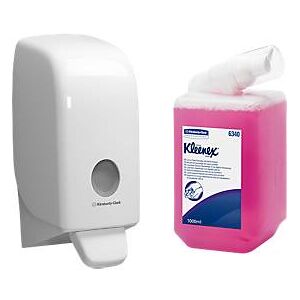 Kimberly Clark Sparset Kleenex® Aquarius Seifenspender + 1 Kartusche Schaumseife