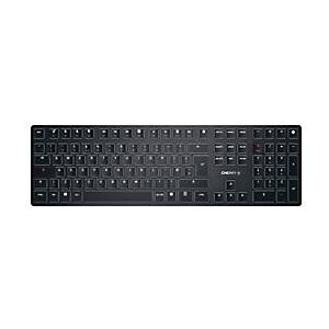 CHERRY KW X ULP - Tastatur - hintergrundbeleuchtet - kabellos - USB, 2.4 GHz, Bluetooth 5.2 - QWERTY