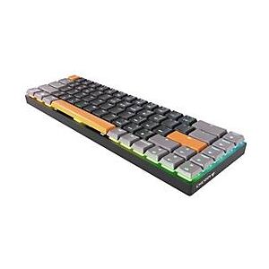 CHERRY MX LP 2.1 - Tastatur - compact - Hintergrundbeleuchtung - kabellos - 2.4 GHz, Bluetooth 5.2, kabelgebunden