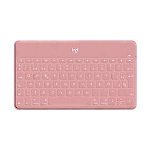 Logitech Keys-To-Go - Tastatur - Bluetooth - QWERTY - Spanisch - Blush Pink