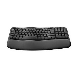 Logitech Wave Keys for Business - Tastatur - kabellos - 2.4 GHz, Bluetooth 5.1 LE - QWERTZ - Deutsch