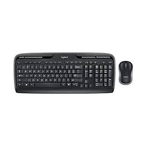 Logitech Wireless Combo MK330 - Tastatur-und-Maus-Set - kabellos - 2.4 GHz - Schweiz - Schwarz