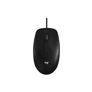 Logitech M100 - Maus - Full-Size - rechts- und linkshändig - optisch - 3 Tasten