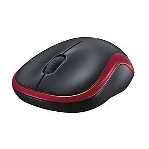 Logitech M185 - Maus - 2.4 GHz - Rot