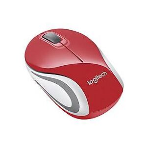 Logitech M187 - Maus - 2.4 GHz - Rot