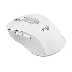 Logitech Signature M650 L LEFT - Maus - Größe L - Bluetooth, 2.4 GHz - Off-White