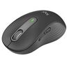 Logitech Signature M650 Large - Maus - Größe L - Bluetooth, 2.4 GHz - Graphite