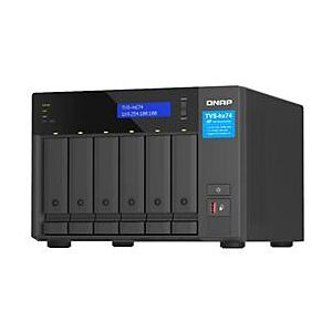 QNAP Systems QNAP TVS-H674 - NAS-Server - 6 Schächte - SATA 6Gb/s - RAID RAID 0, 1, 5, 6, 10, 50, JBOD, RAID TP, TM - RAM 32 GB