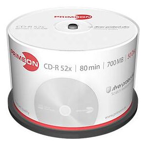 PRIMEON CD-R, bis 52fach, 700 MB/80 min, 50er-Spindel