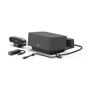 Logitech Logi Dock Focus Room Kit - Kit für Videokonferenzen (Logitech BRIO Ultra HD Pro Webcam, Logitech Logi Dock) - Zertifiziert für Microsoft Teams