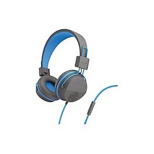 JLab Audio JBuddies Studio Kids - Kopfhörer mit Mikrofon - Bluetooth - kabellos, kabelgebunden - 3,5 mm Stecker - Blau, Graphite