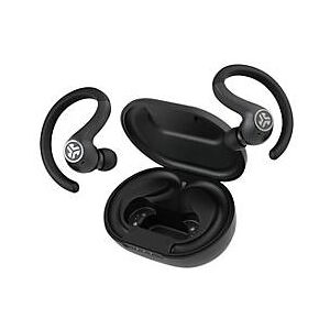 JLab Audio JBuds Air Sport - True Wireless-Kopfhörer mit Mikrofon - im Ohr - über dem Ohr angebracht - Bluetooth - Schwarz