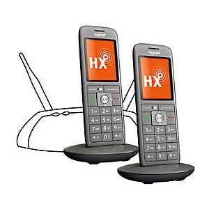 Universal Mobilteil Gigaset CL660HX Duo, erweitert DECT/GAP Telefonbasen u. Router