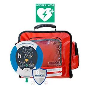 Erste-Hilfe-Wandtasche MedX5, mit Defibrillator SAM350P & Befüllung nach DIN 13157