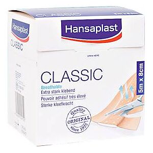 Hansaplast Classic-Pflaster, 5 m x 8 cm