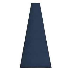 Schmutzfangmatte miltex Eazycare Style, eckig, antistatisch, UV-beständig, waschbar, High-Twist-Nylon & Niltrilgummi, 850 x 3000 mm, stahlblau