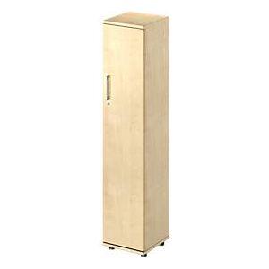 Schäfer Shop Genius Flügeltürenschrank TETRIS WOOD, 5 OH, B 400 x T 421 x H 1910 mm, Höhe inkl. Gleiter, Tür rechts