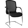 Freischwinger Topstar OPEN CHAIR 100, ergonomische Rückenlehne, schwarz, 2 in 1 Karton