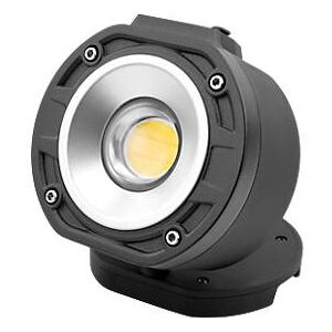 LED-Arbeitsleuchte Ansmann FL1100R, 2 Leuchtstufen, 1100 Lumen, bis zu 4,5 h, IP65, Akku, 360° Kugelgelenk, Aufhängehaken, B 90 × T 61 × H 87 mm