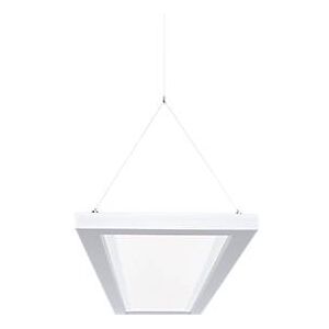 LED-Pendelleuchte Dotlux OFFICE, Leistung 54 W, 5670 lm, 3000-5500 K, 3-stufig dimmbar, signalweiss RAL 9003